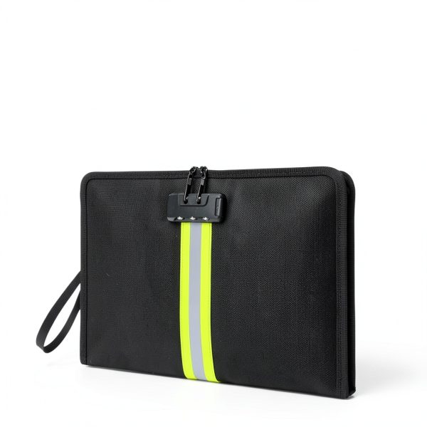 Ninitch Fireproof Document Bag Aluminum Waterproof Lock-4