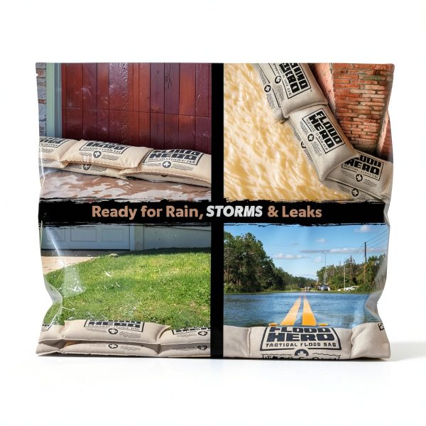 Flood Hero Water Activated Sandbags GoSports Outdoors 6 Pack-2