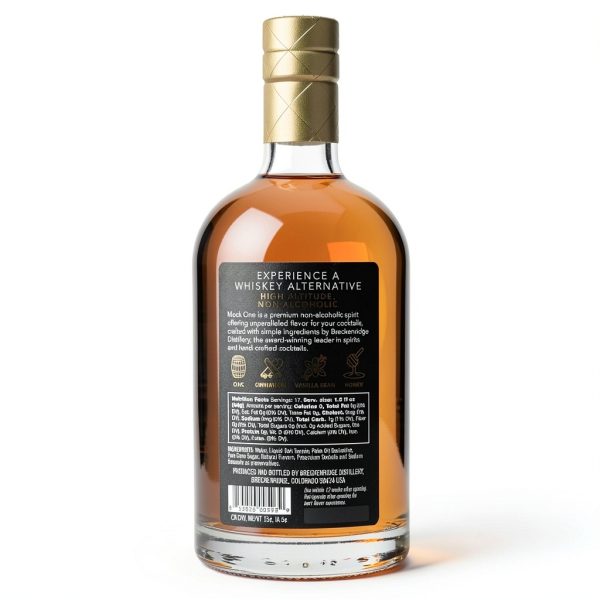 Mock One Non Alcoholic Whiskey Breckenridge Distillery-1
