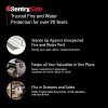 SentrySafe Fire Resistant Document Bag Fireproof Water-4