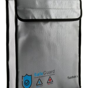 TuoBaks Fireproof Waterproof Document Bag Large Capacity-0