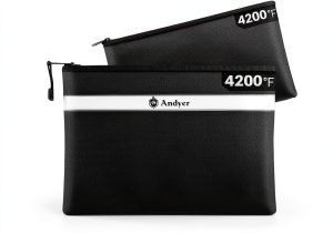 Andyer Fireproof Document Bag Waterproof Safe Accessories-0