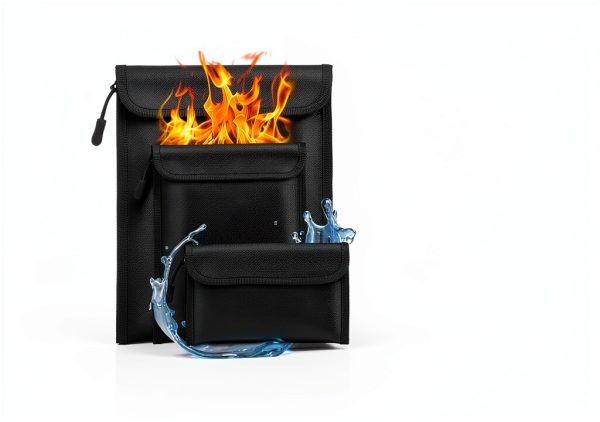 Lihengkong Fireproof Document Bag Waterproof Storage A4-2