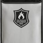 SentrySafe Fire Resistant Document Bag Fireproof Water-0