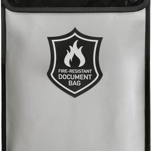 SentrySafe Fire Resistant Document Bag Fireproof Water-0