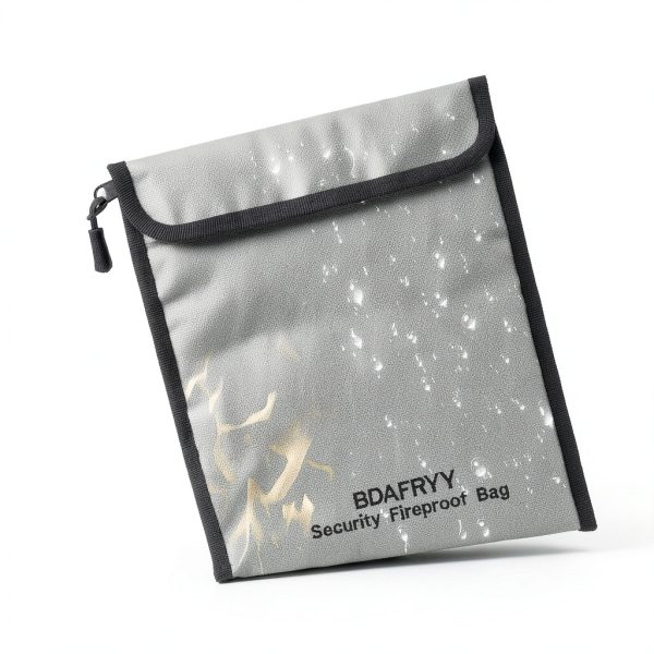 BDAFRYY Fireproof Document Bag Water Resistant A4 A5-4