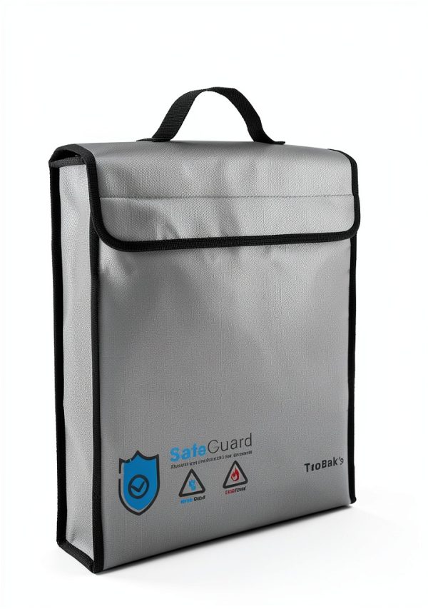 TuoBaks Fireproof Waterproof Document Bag Large Capacity-2