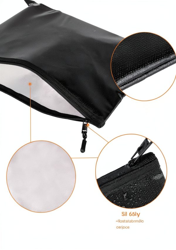 Hoiny Fireproof Bag Waterproof Document Protection Emergency-3