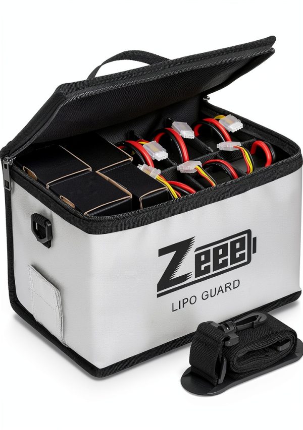 Zeee LiPo Battery Bag Fireproof Storage Charging Safety-0