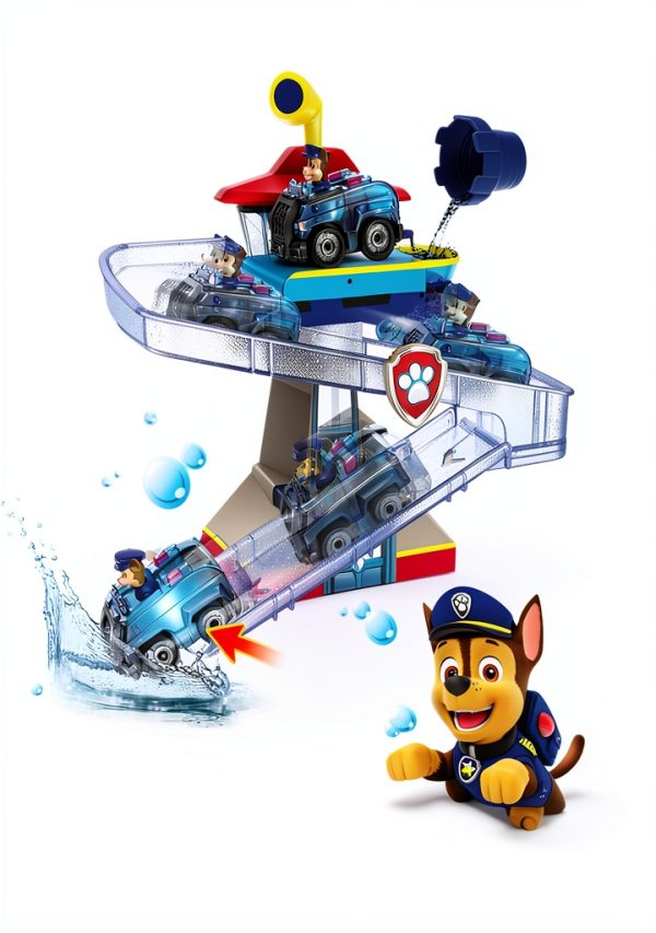 Spin Master PAW Patrol Chase Bath Playset Wall‑Mounted Toy 6060546-5