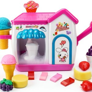 HAIERLE Bubble Ice Cream Maker Bath Toy for Toddlers-0