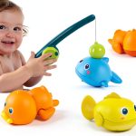 Baililong Magnetic Bath Toy Set with Fishing Rod – Model B30-0