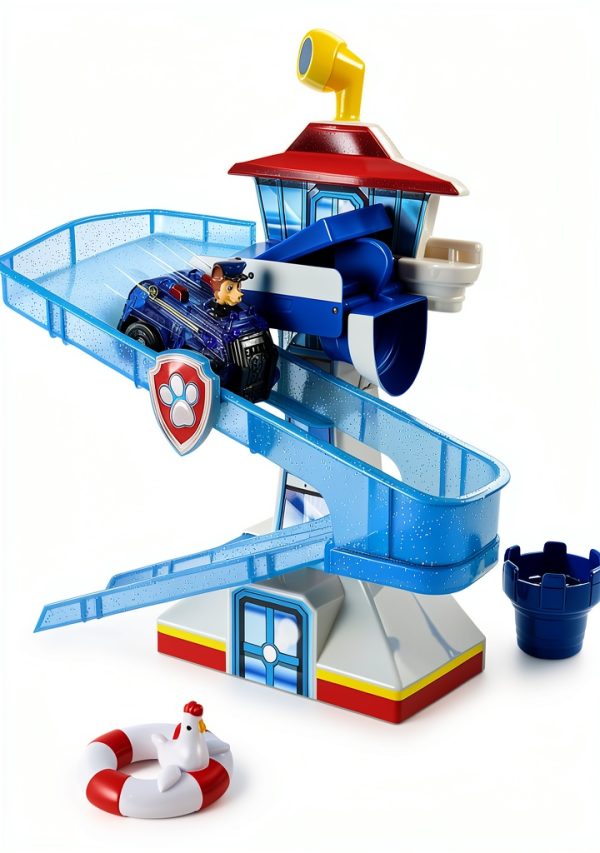 Spin Master PAW Patrol Chase Bath Playset Wall‑Mounted Toy 6060546-0