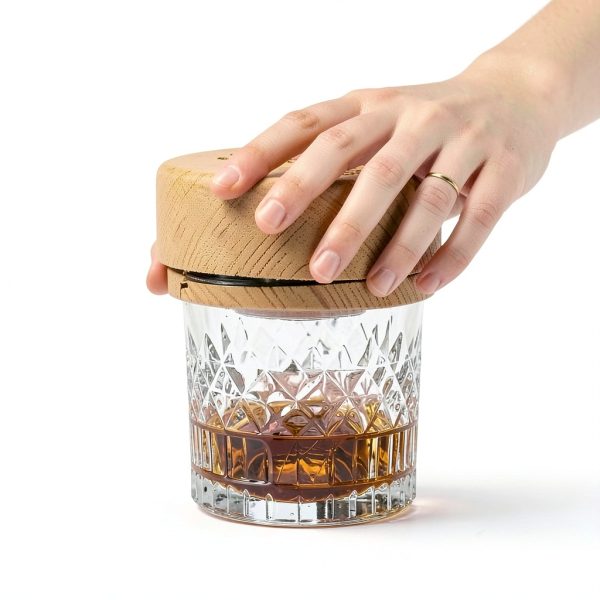 Electric Whiskey Smoker Kit Aged & Charred Wood-3