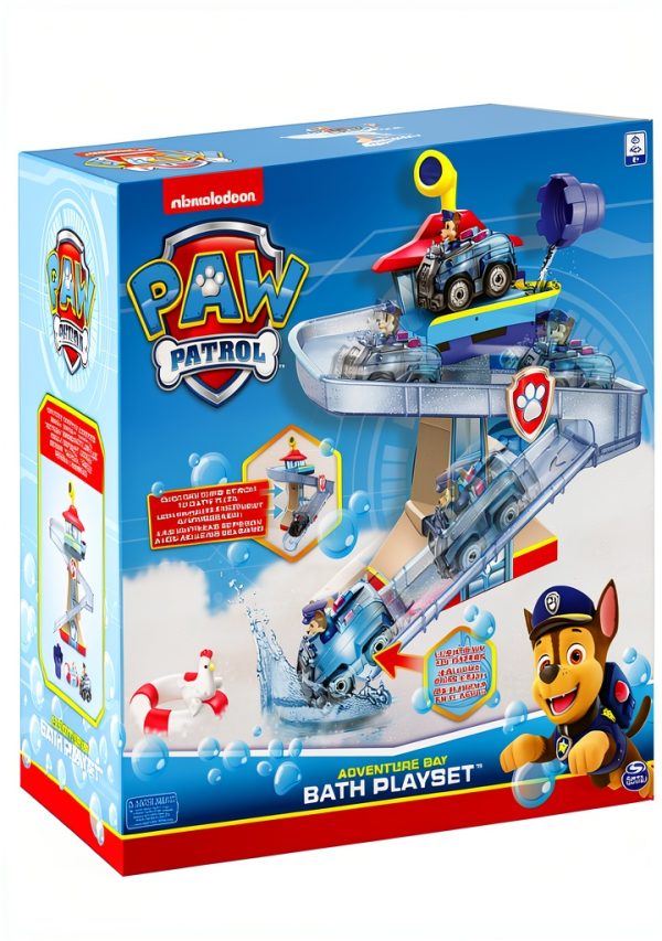 Spin Master PAW Patrol Chase Bath Playset Wall‑Mounted Toy 6060546-6