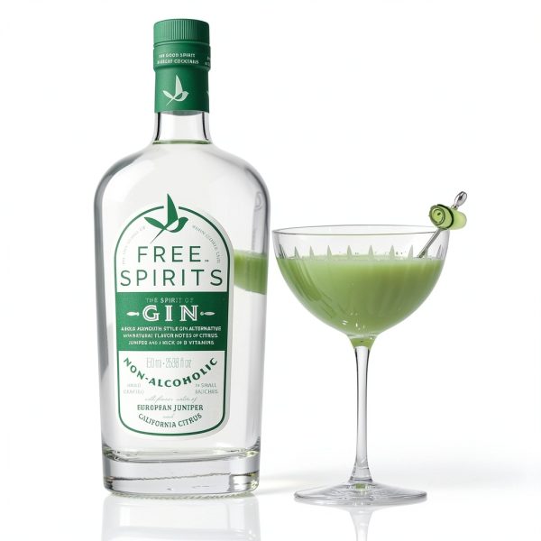 Non Alcoholic Gin The Free Spirit 5 Cal Drink-4