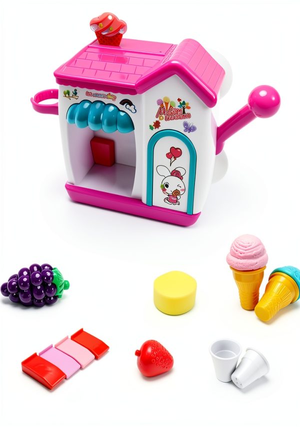 HAIERLE Bubble Ice Cream Maker Bath Toy for Toddlers-6