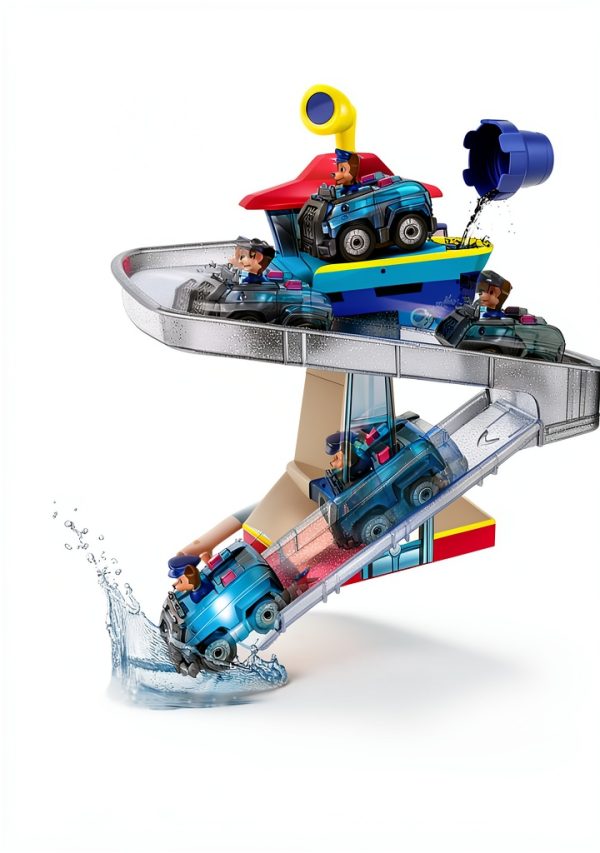 Spin Master PAW Patrol Chase Bath Playset Wall‑Mounted Toy 6060546-1