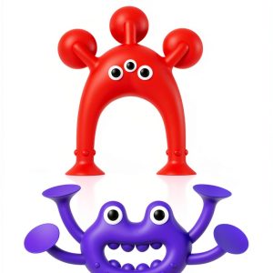 Richtim Baby Bath Suction Toys Set 18pcs Alien Silicone Bath Toys for-0