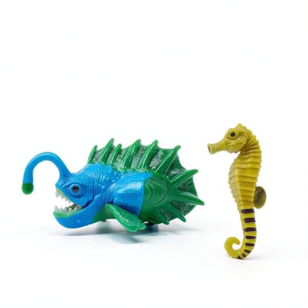 Staroud 13-Pack Sea Creature Bath Toys Glow in Dark for Kids-5