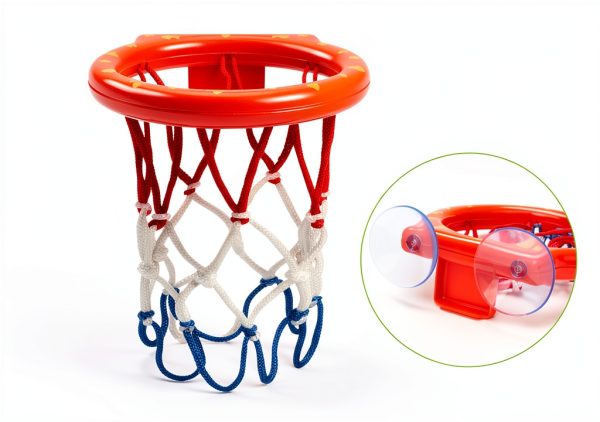 Bathtub Basketball Hoop KSABVAIA Suction Cups with 3 No Hole Balls-1