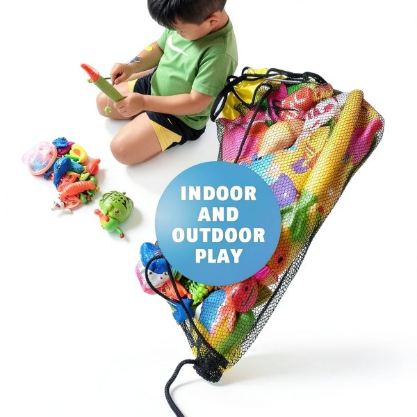 CozyBomB Kids Fishing Game Set 40 Fishes 4 Players Plastic Bath Toy-6