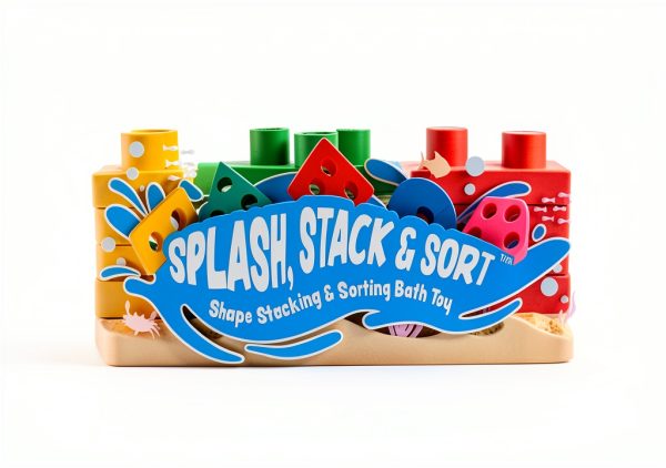 Bath Toy Shape Sorter 20-Piece Foam Set by Tub Works-7