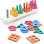 Bath Toy Shape Sorter 20-Piece Foam Set by Tub Works-0