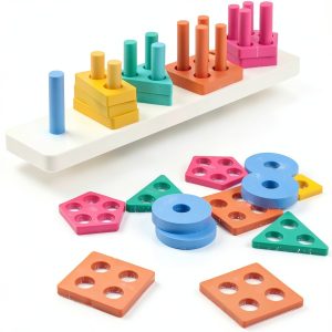 Bath Toy Shape Sorter 20-Piece Foam Set by Tub Works-0