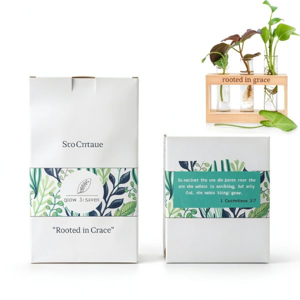 Plant Propagation Station grow 3:seven Rooted in Grace Glass Vases-5