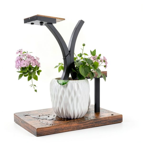 Plant Stand Indoor with Grow Light, 8 Tiered 48" Small Plant Shelf, Corner Plant Stand Stand for Indoor Plants Multiple, Metal Humen-Shaped Plant Flower Holder, for Living Room, Patio, Balcony-6