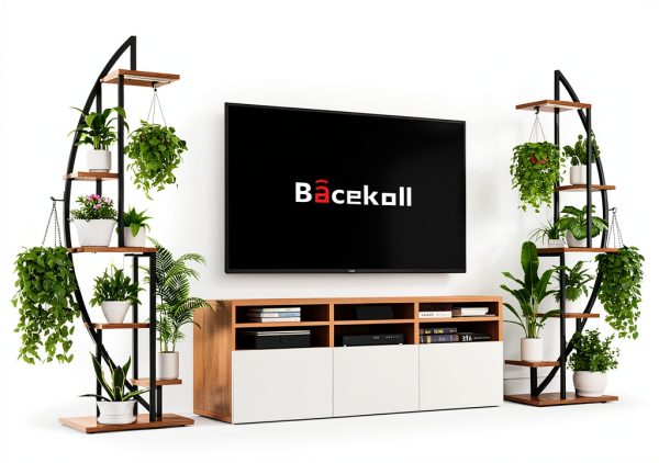 Plant Stand Indoor with Grow Lights 6‑Tier 63" Metal Shelf for Home-2