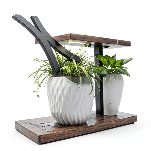 Plant Stand Indoor Tovve 8‑Tier 66" S‑Shaped Stand with Grow Light-6